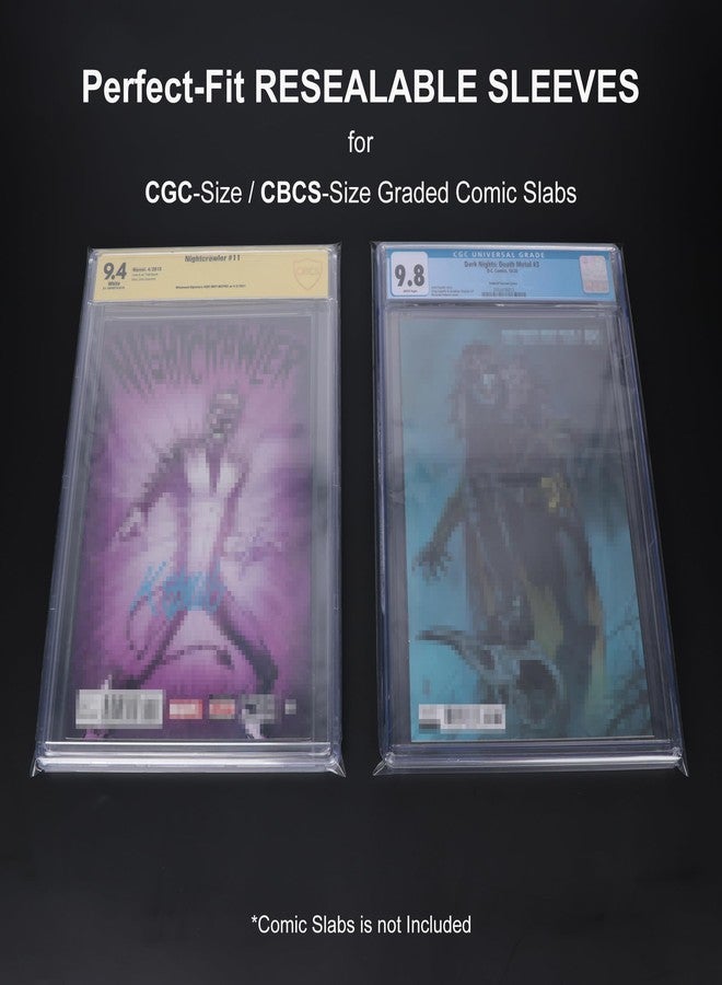 Alteagle أكياس Alteagle القابلة لإعادة الإغلاق والمصنفة للكتب المصورة (9 بوصة × 14 بوصة) لأغلفة CGC و CBCS - عبوة من 300 كيس، أكياس كتب مصورة خالية من الأحماض/غير مصنوعة من PVC بجودة أرشيفية (300) - Image 2