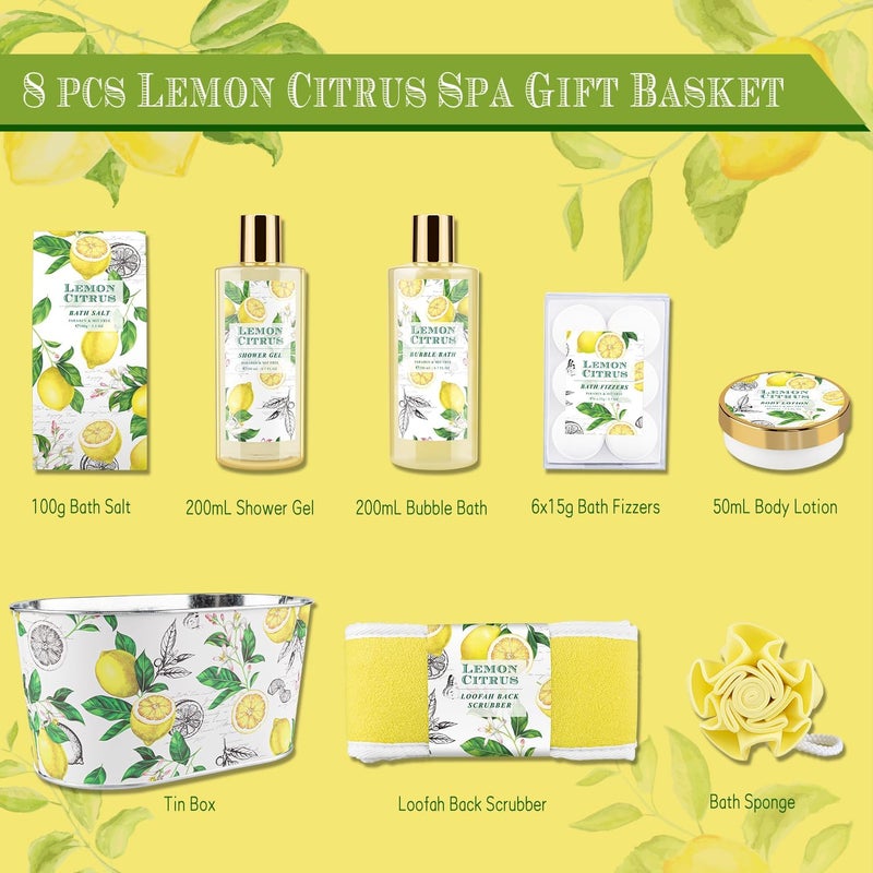 ArioseMonde Lemon Citrus Bath & Shower Set - Image 2