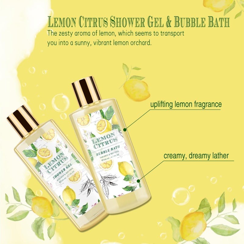 ArioseMonde Lemon Citrus Bath & Shower Set - Image 3