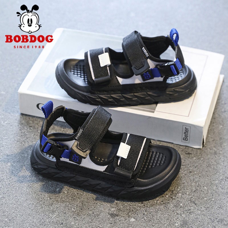 Babudou Kidsren'S Sandals Trendy Big Kidsren'S Boys' Beach Shoes Sports Baby Girls' Soft-Soled Non-Slip Kidsren'S Shoes - Image 4