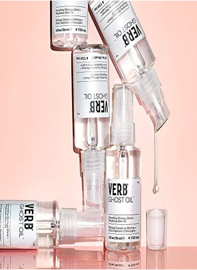 verb Ghost Oil - Vegan Weightless Hair Oil - Lightweight Hair Oil - Revitalizing Hair Treatment Oil Nourishes And Promotes Shiny Hair - Paraben Free, Sulfate Free Smoothing Oil, 2 Fl Oz  - Image 4