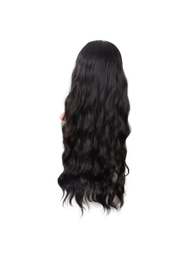 Apofbeauty 28 Inch/70 Cm Long Wavy Middle Part With No Bangs Synthetic Fiber Curly Fashion Women Party Cosplay Wig (Black) - pzsku/ZDE3189FC9B5600C808D5Z/45/_/1696070170/d6644e7a-e8f7-4444-bda0-2b18f3d7ca42