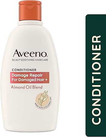 Aveeno Damage Repair Almond Oil Scalp Soothing Conditioner for Damaged Hair 300ml - Image 2