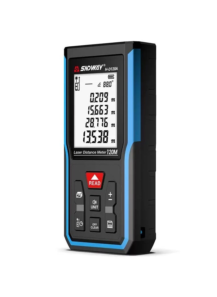 H-D100A Digital Laser Rangefinder 100M Distance Meter Tape Measure Area Volume - Image 1