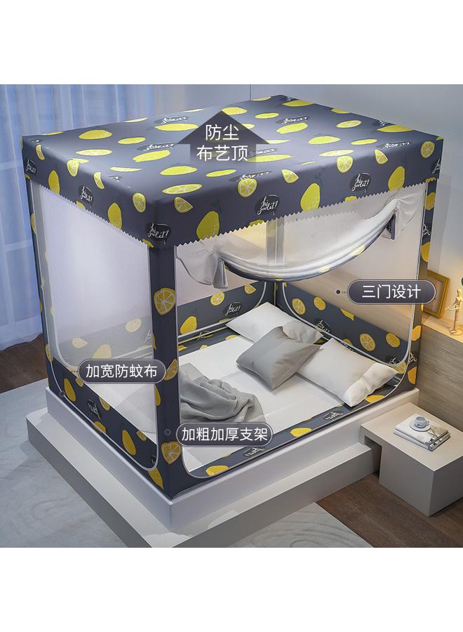 Bluejw Household Mosquito Net High-grade Children's Drop-resistant Mongolian Yurt Sitting-bed Type Internet-famous Anti-mosquito Net Portable Foldable For Clearance - Image 1