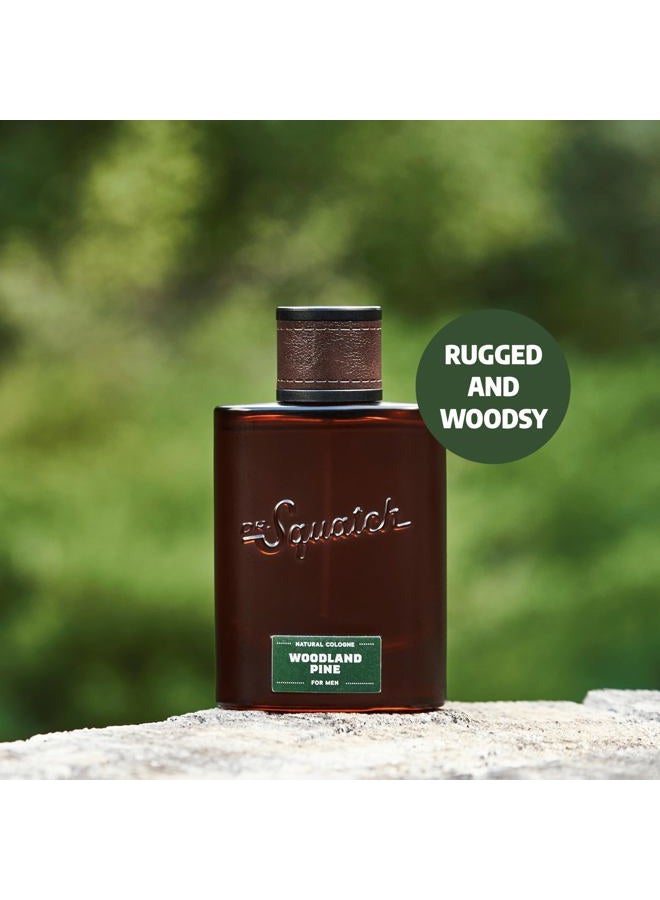 Dr. Squatch Natural Cologne for Men - Scent-Lock Technology and Sustainably-Sourced Ingredients - Woodland Pine Cologne (1.7 fl oz) - Image 3