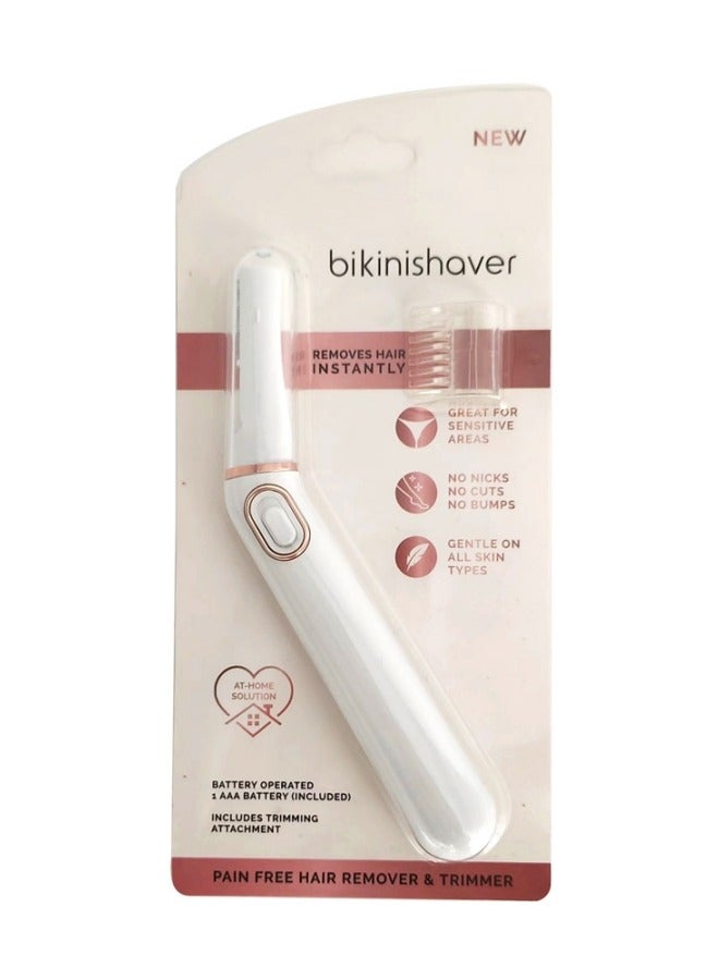 Bikini Shaver and Trimmer Hair Remover for Women Dry Use Electric Epilator Personal Groomer for Intimate Ladies Shaving No Bump Smooth Shaving - Image 4