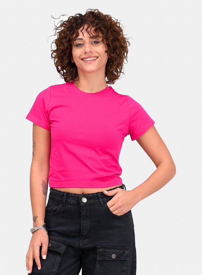 Clue Plain Cropped Top - Image 1
