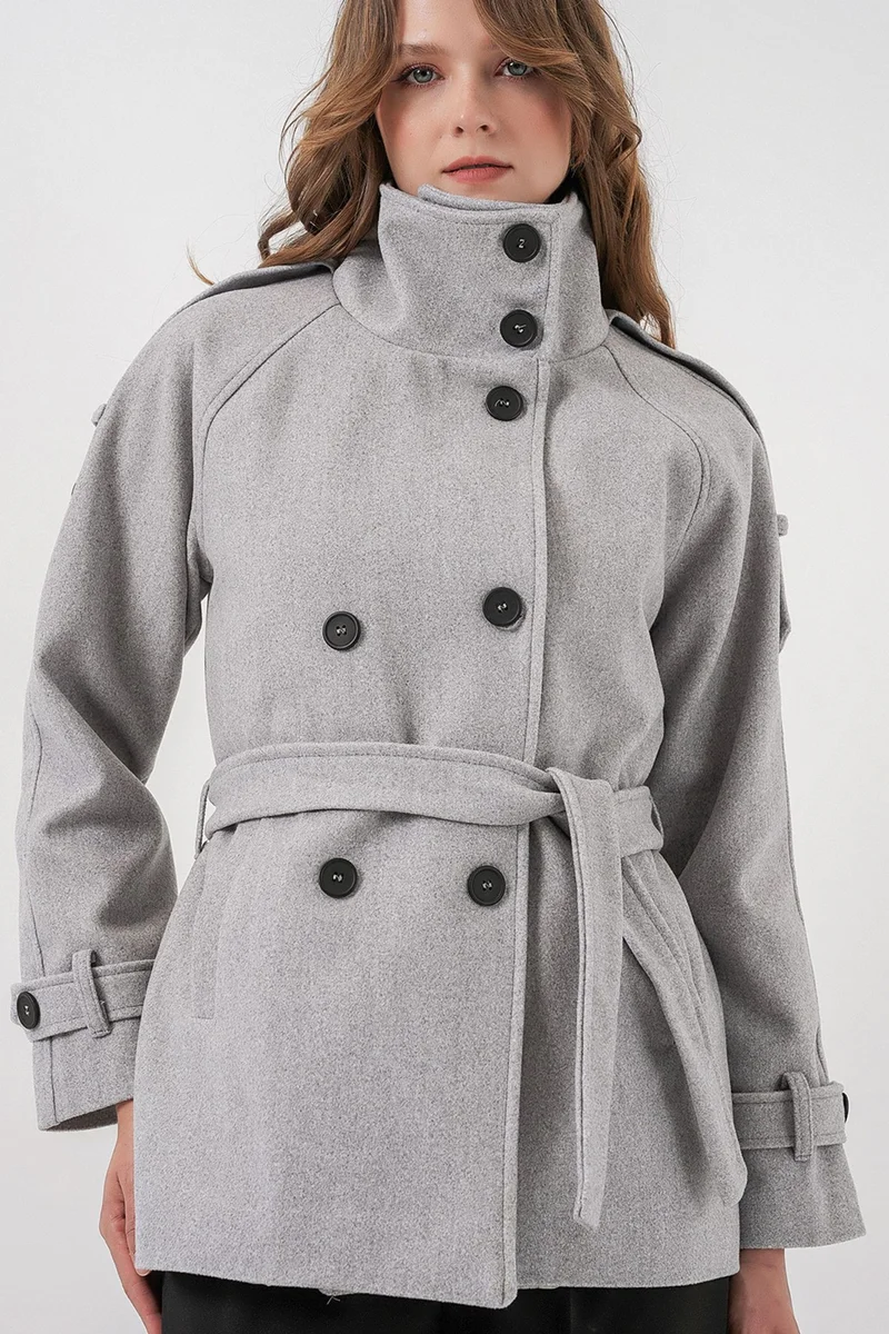 BDART Textured Gabardine Buttoned Coat