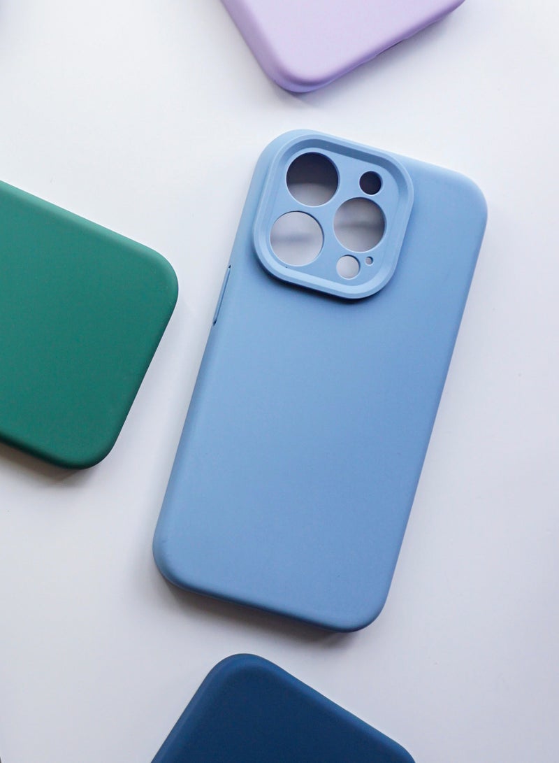 iPhone 15Pro Max Silicone Case with MagSafe Blue - Image 2