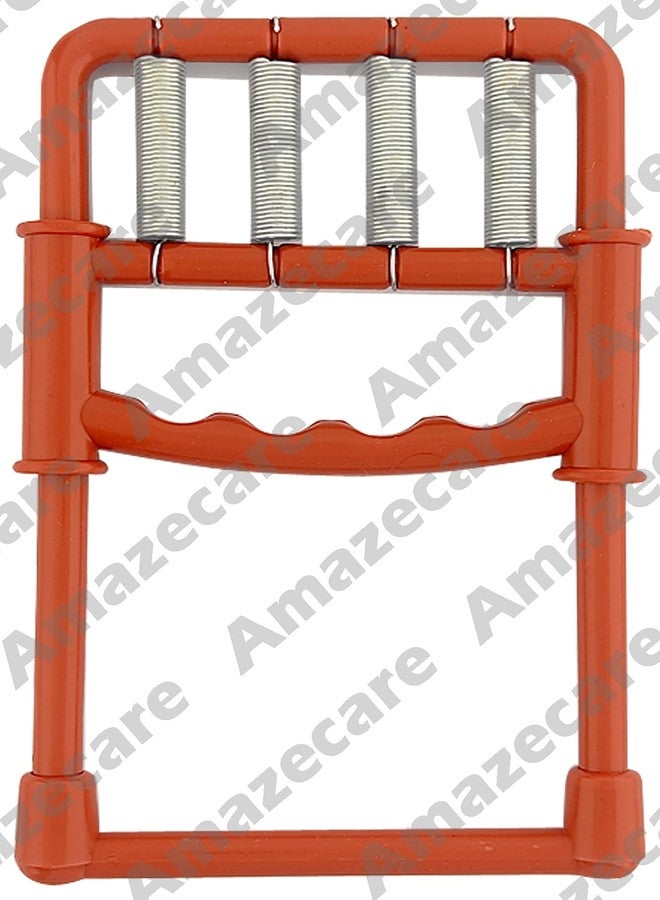Amazecare Finger and Hand Grip Exerciser Physiotherapy Exerciser Quality Plastic Hand Grip/Fitness Grip (Red) - Image 1