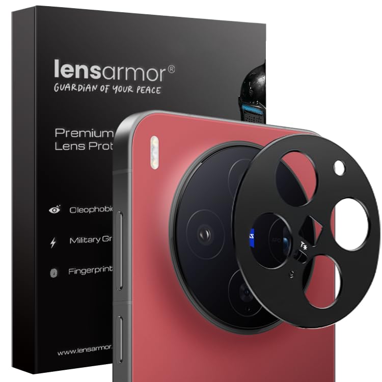 Lensarmor Compatible with Vivo X300 Camera Lens Protector (1 Pack) – Premium 9H Tempered Glass, Military-Grade Protection, Ultra-Clear Transparency & Case-Friendly Design - Image 1