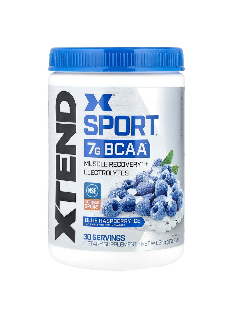 Sport®, 7G BCAA, Blue Raspberry Ice, 12.2 oz (345 g)