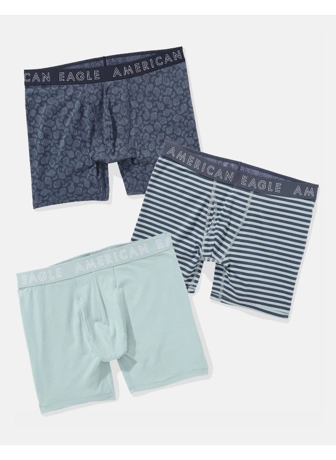 American Eagle - AEO Men's 6" Classic Boxer Brief 3-Pack - Image 1