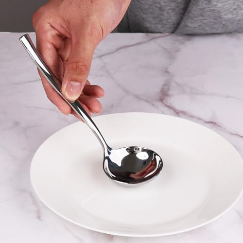 Tyminin 4 Pieces Stainless Steel Ladle, Small Soup Gravy Soup Spoon - Image 5