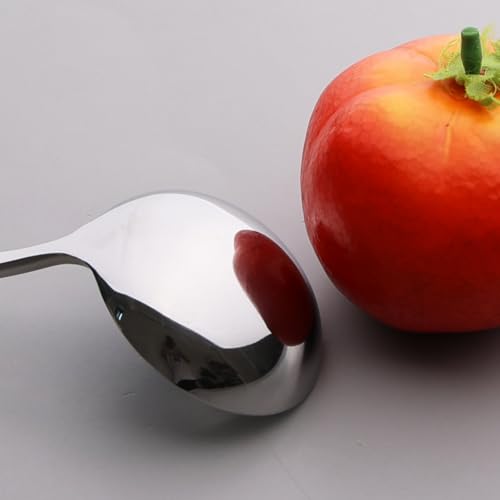 Tyminin 4 Pieces Stainless Steel Ladle, Small Soup Gravy Soup Spoon - Image 4