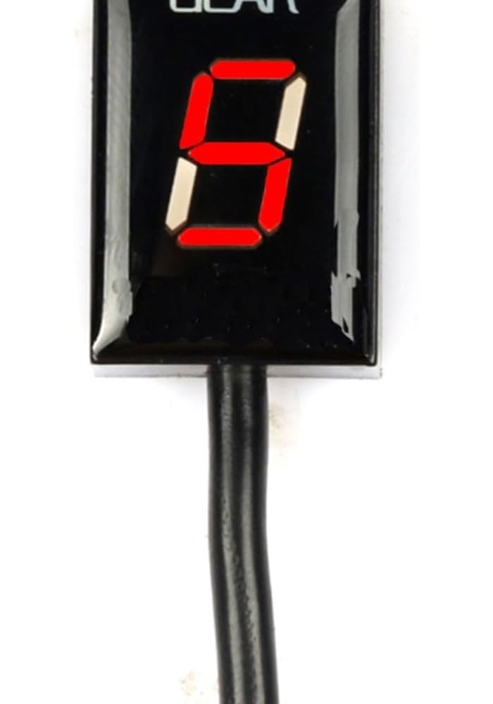Vuzmode Motorcycle 1-6 Speed Gear Display Indicator - Image 1