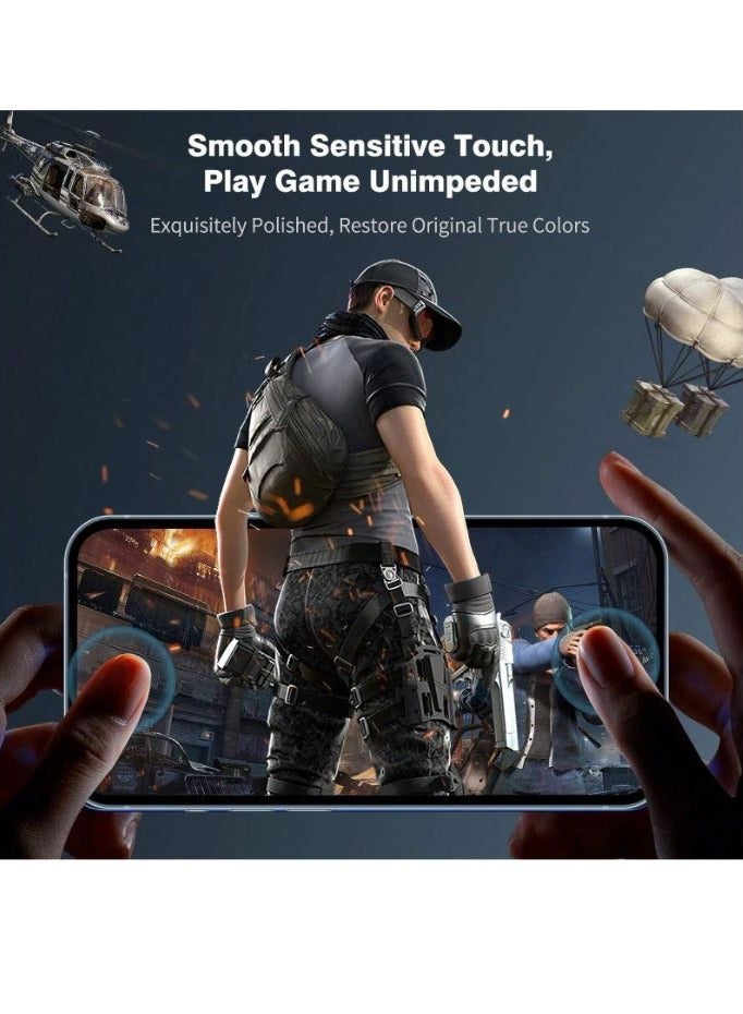 جلاس برو عدد ٣ لاصقات حماية كامله للشاشة لهاتف  iPhone 15 - Image 2