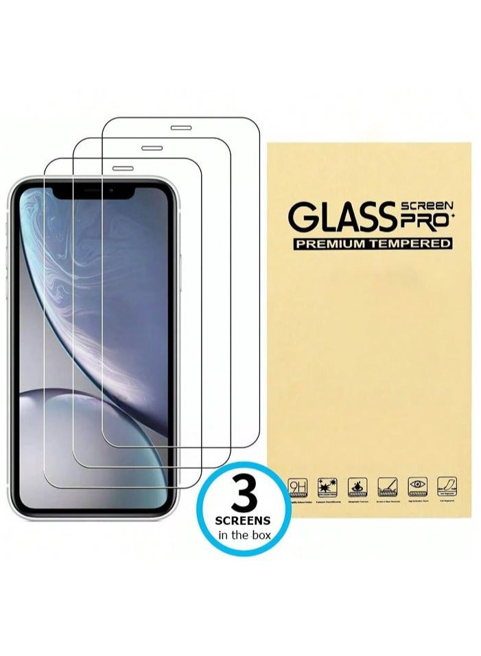 جلاس برو عدد ٣ لاصقات حماية كامله للشاشة لهاتف  iPhone 15 - Image 1