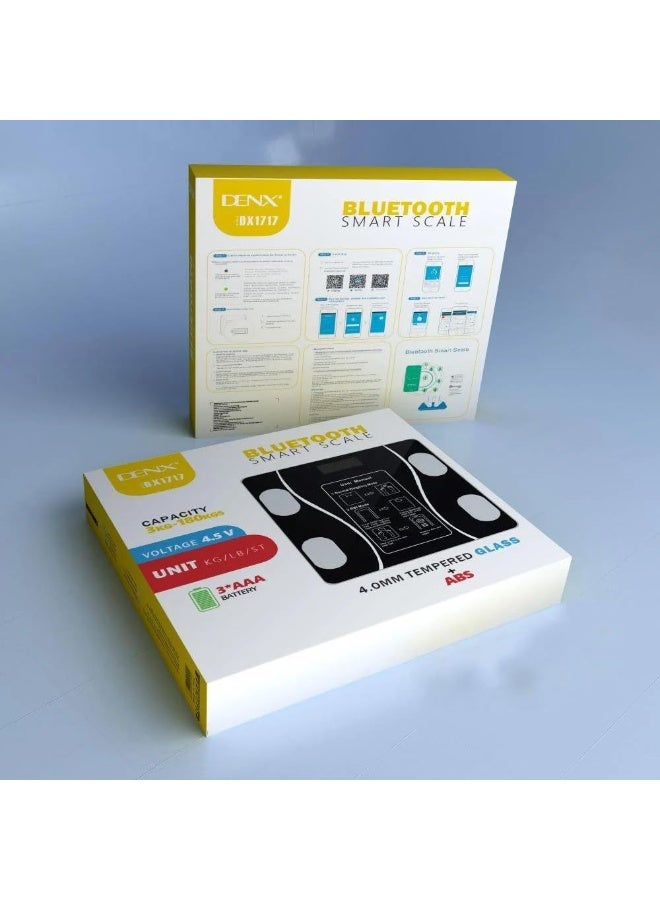 دينكس ميزان ذكي لقياس الوزن  يعمل بالبلوتوث من دينكس DX1717 - Image 3