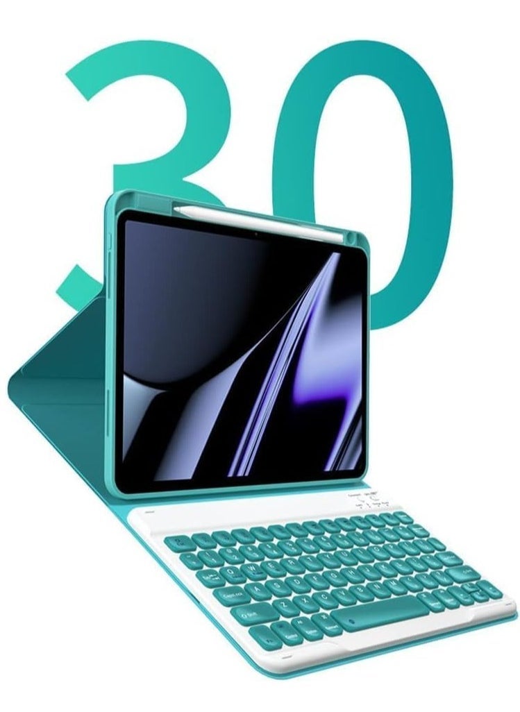 TIGER Keyboard Case for iPad 10th Generation 2022, Magnetic Detachable Wireless Keyboard with Pencil Holder, Slim Protective Case for iPad 10.9" (2022) A2696 A2757 A2777 (Black) - Image 5