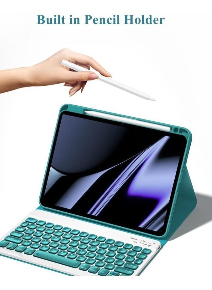 TIGER Keyboard Case for iPad 10th Generation 2022, Magnetic Detachable Wireless Keyboard with Pencil Holder, Slim Protective Case for iPad 10.9" (2022) A2696 A2757 A2777 (Black) - Image 3