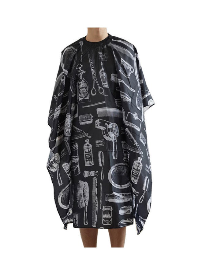 NIBEMINENT Hair Cutting Apron Grey/Black - Image 4