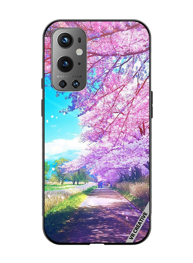 VR CREATIVE Protective Case Cover For OnePlus 9 Pro Garden Design  Multicolour - Image 1