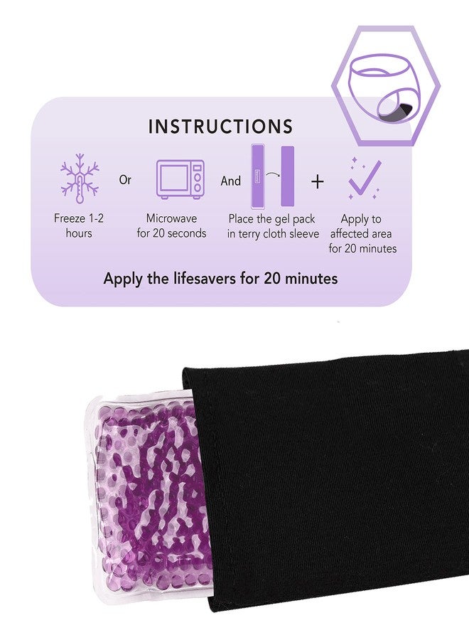 Leonns® Reusable Perineal Ice Packs for Postpartum Recovery - 3 Gel Packs & Washable Sleeves – Hot & Cold Relief for Perineal Pain, Hemorrhoids & C-Section - Image 4