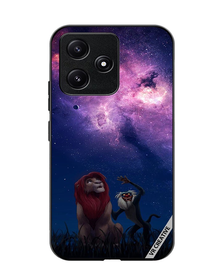 VR CREATIVE Protective Case Cover For Xiaomi Poco M6 Pro 5G Lion King Design Multicolour - Image 1