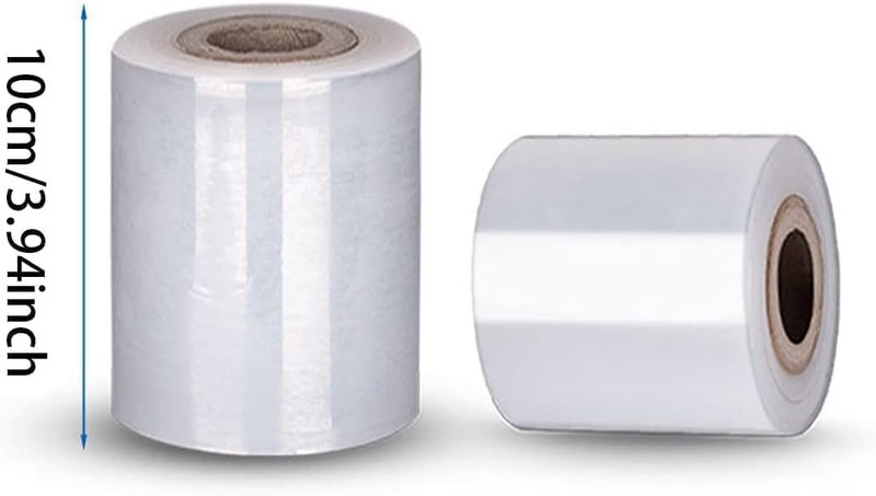 Heavy Duty Stretch Wrap Film Roll for Furniture – 300 Metres Industrial Strength Durable Packaging Roll for Moving, Storage & Shipping – Clear Protective Plastic Wrap (10cm 2-Pack) - Image 4
