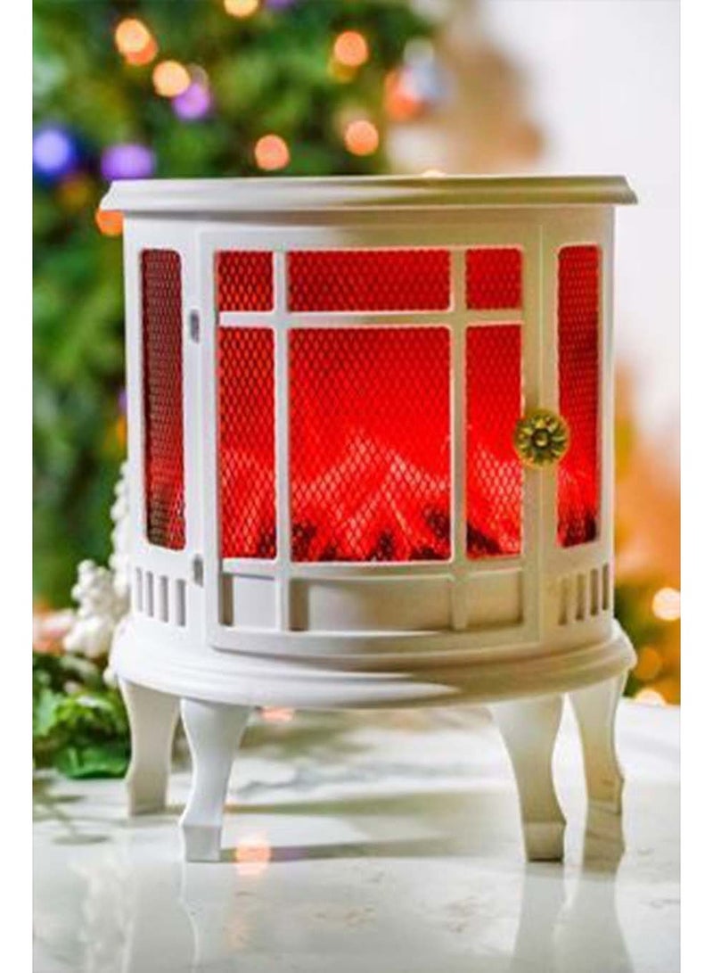 MARS Q Decorative LED lamp in the shape of a fireplace 31×29 cm - Image 1