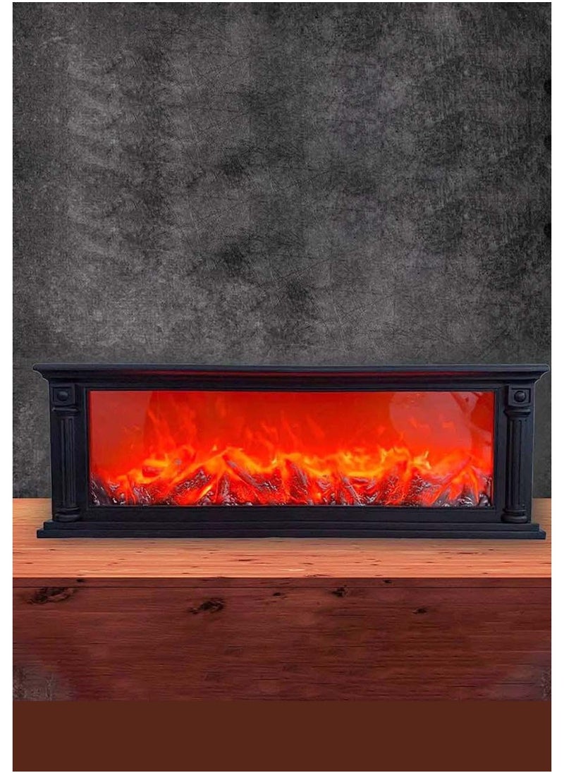 MARS Q Decorative LED Lamp in the Shape of a Fireplace 63×22 cm  - Image 1