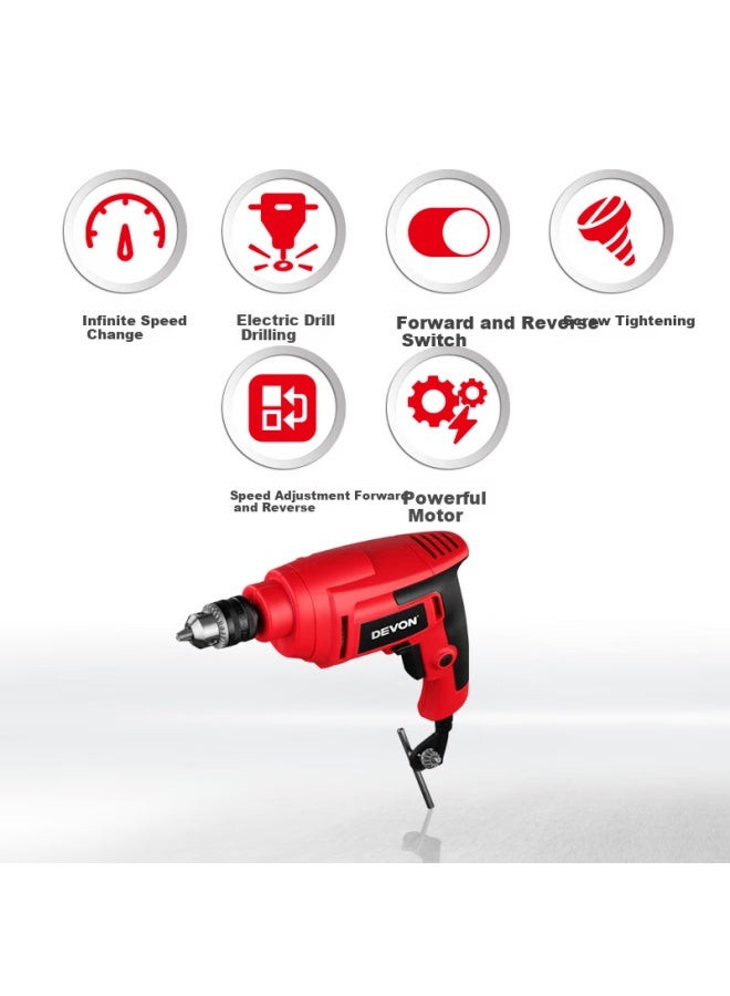 Devon 13mm Electric Drill 1816 Cordless Screwdriver With Adjustable Speed Forward/reverse Industrial Grade Multi-drilling Screwdriver - Image 2