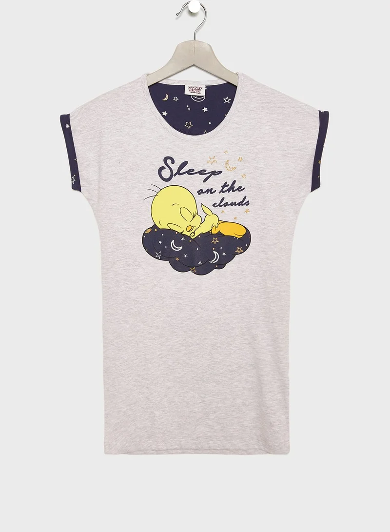 Looney Tunes Teen Tweety Night Dress