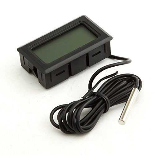 Konvio Mini LCD Digital Temperature Meter Sensor Wired Thermometer for Room Temperature/Fridges, Indoor Outdoor, Aquarium Portable Pocket - Image 5