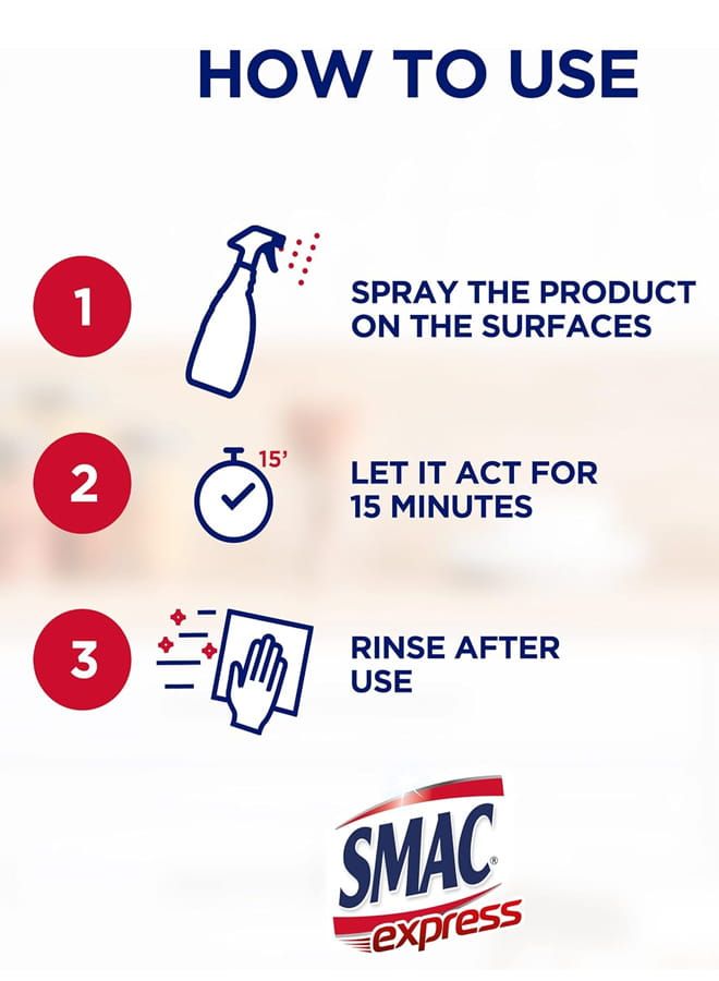 Smac Bathroom Disinfectant 4x650ml - Image 2