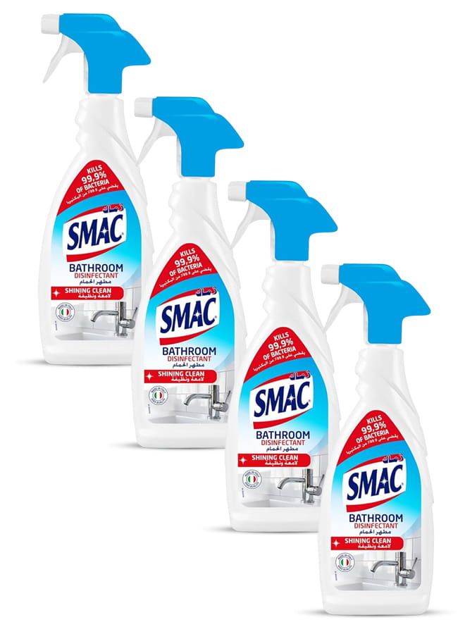 Smac Bathroom Disinfectant 4x650ml - Image 1