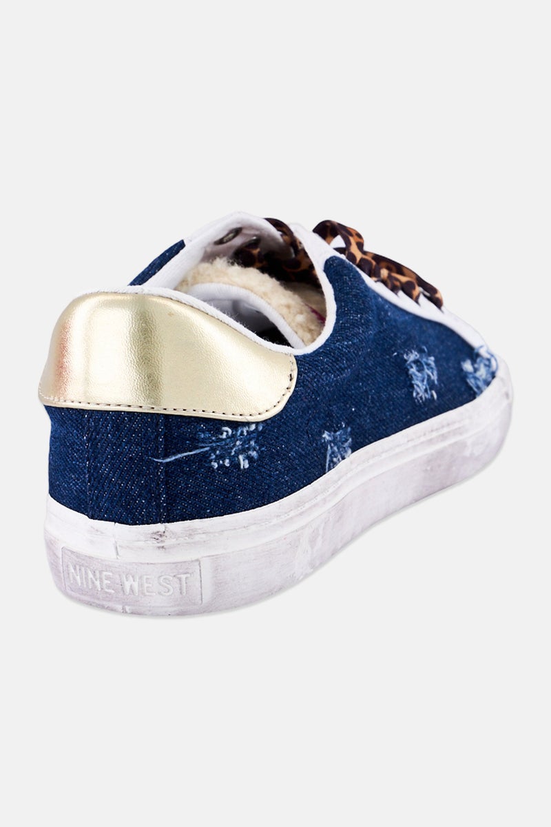 NINE WEST Women Lace Up Casual Shoes, Multicolor - Image 3