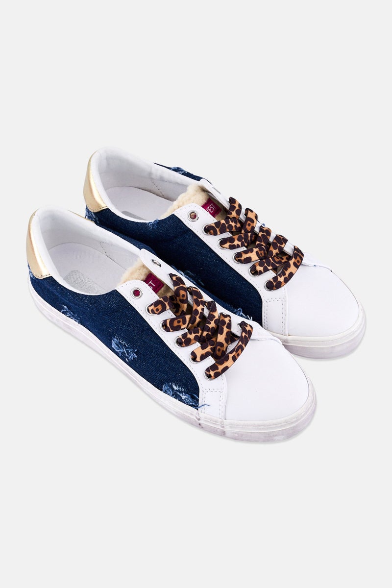 NINE WEST Women Lace Up Casual Shoes, Multicolor - Image 2