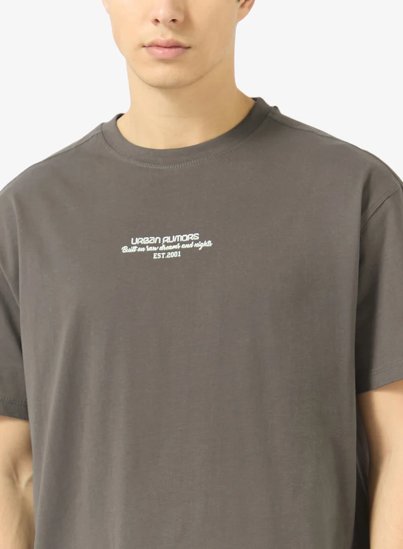 Ripples  Mens Drop Shoulder T-shirt for Men | Best Price UAE