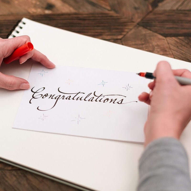 PILOT Parallel Caligraphy Pens, Assorted Point Sizes and Colors, 6 Count (12722) - Image 5