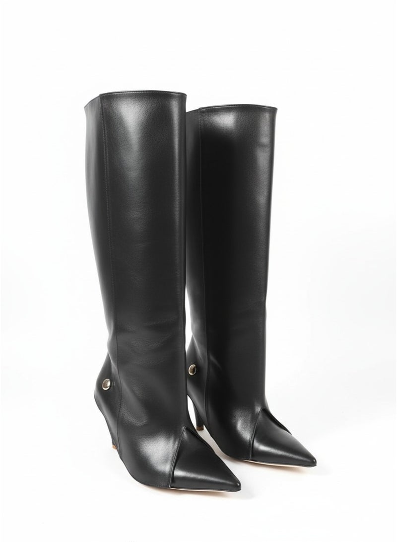 Vbranda Elegant high-heeled knee boots crafted - Image 3