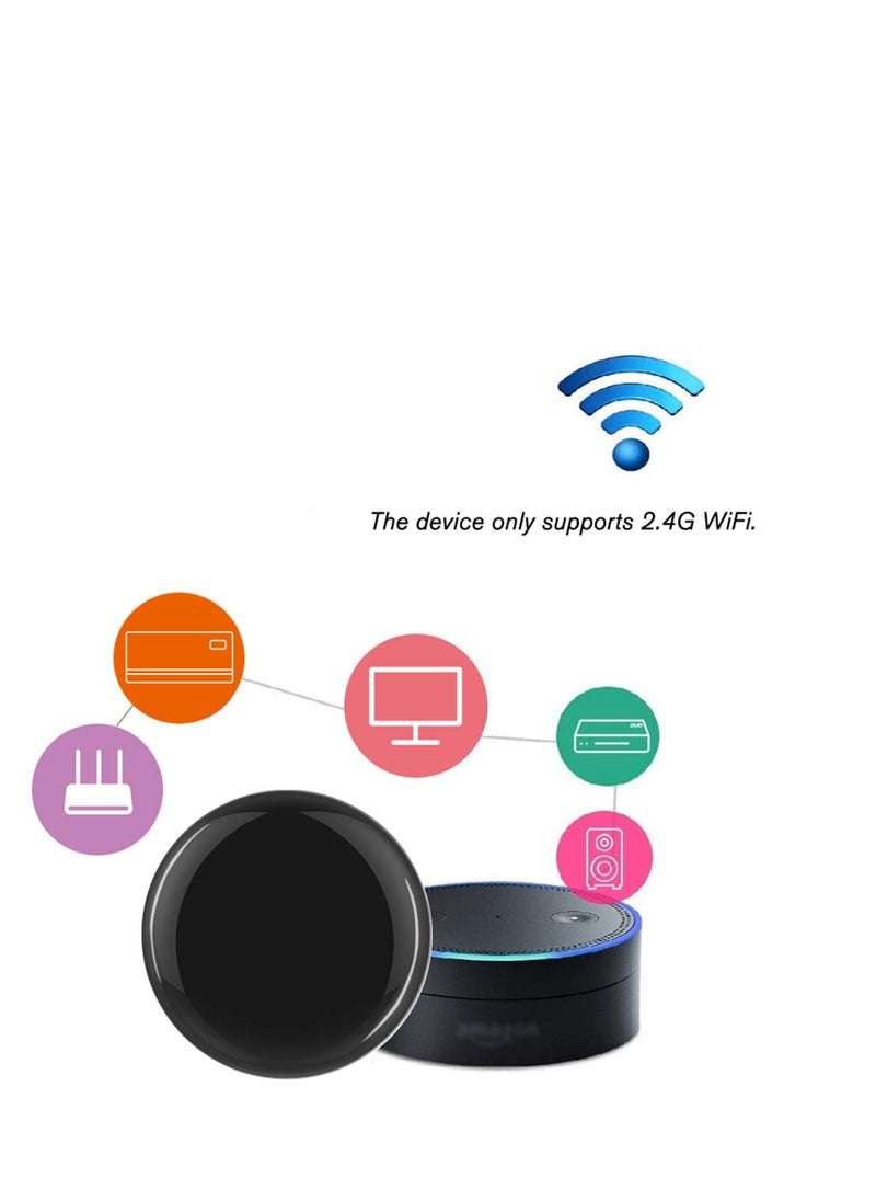 WiFi-IR Remote Controller Hub, Smart IR Remote Controller Smart Home Infrared Universal Remote Blaster, Smart Remote Hub Tuya APP Smart Voice Control Compatible with Alexa and Google Home