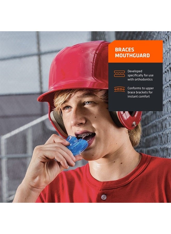 Shock Doctor Gel Max Mouth Guard, Heavy Duty Protection & Custom Fit, Adult & Youth - Image 2