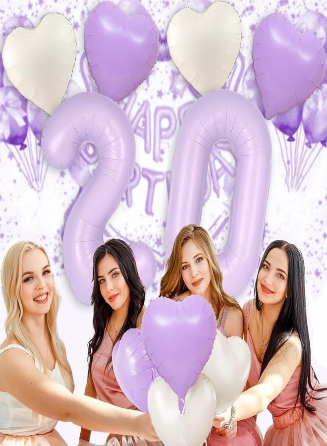 Florisland 40 inch Light Purple Number 11 Balloon for Lavender Birthday Decorations, Large Lavender 11 Balloon Number 11th Party Decorations,Lilac 11 Year Old Birthday Balloon Pary Supplies Favors - Image 4