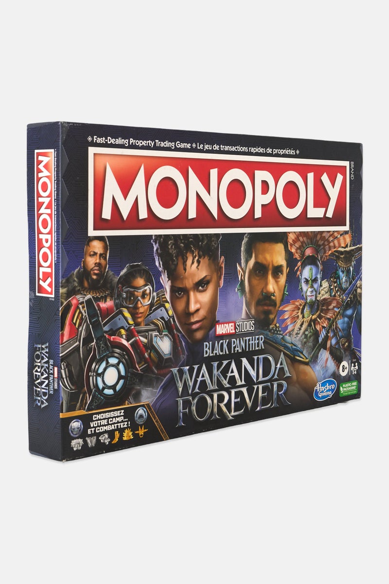 Monopoly Black Panther Wakanda Forever Edition Board Game, Black  - Image 2