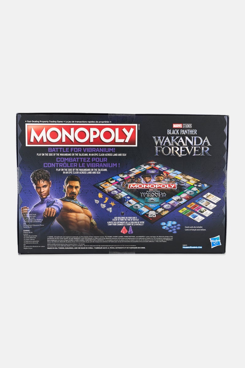 Monopoly Black Panther Wakanda Forever Edition Board Game, Black  - Image 4