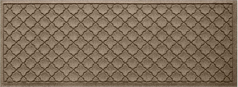 Bungalow Flooring WaterHog Heavy Duty Runner Door Mat 2 x 5 Made in USA Durable  SkidResistant Entryway Mat WaterTrapping IndoorOutdoor Decorative Floor Covering Cordova Collection KhakiCamel 