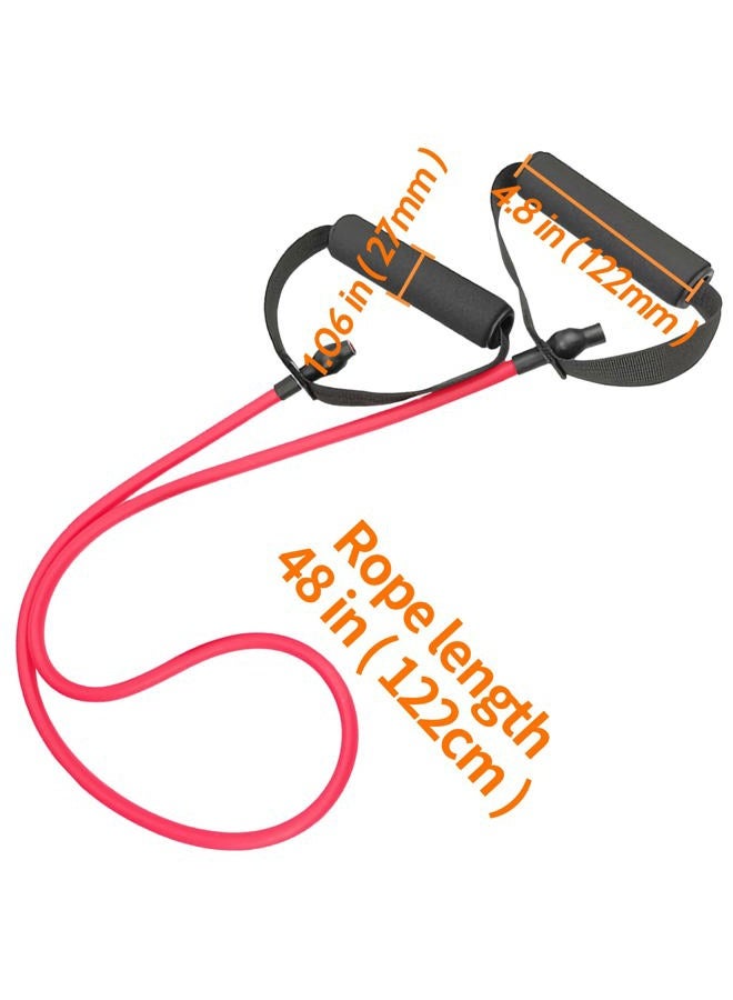 Rhinenet 3PCS Resistance Bands with Handles Strength Bands Exercise Bands Set with Handles Elastic Bands Workout Bands for Working Out Strength Training Muscle Toning Door Anchor and Workout Guide - Image 2